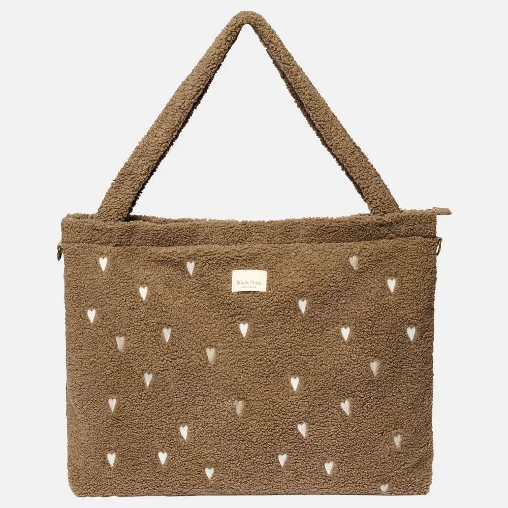 Studio Noos - Sac de maman -Teddy Hearts - Marron (Copie) – Image 4