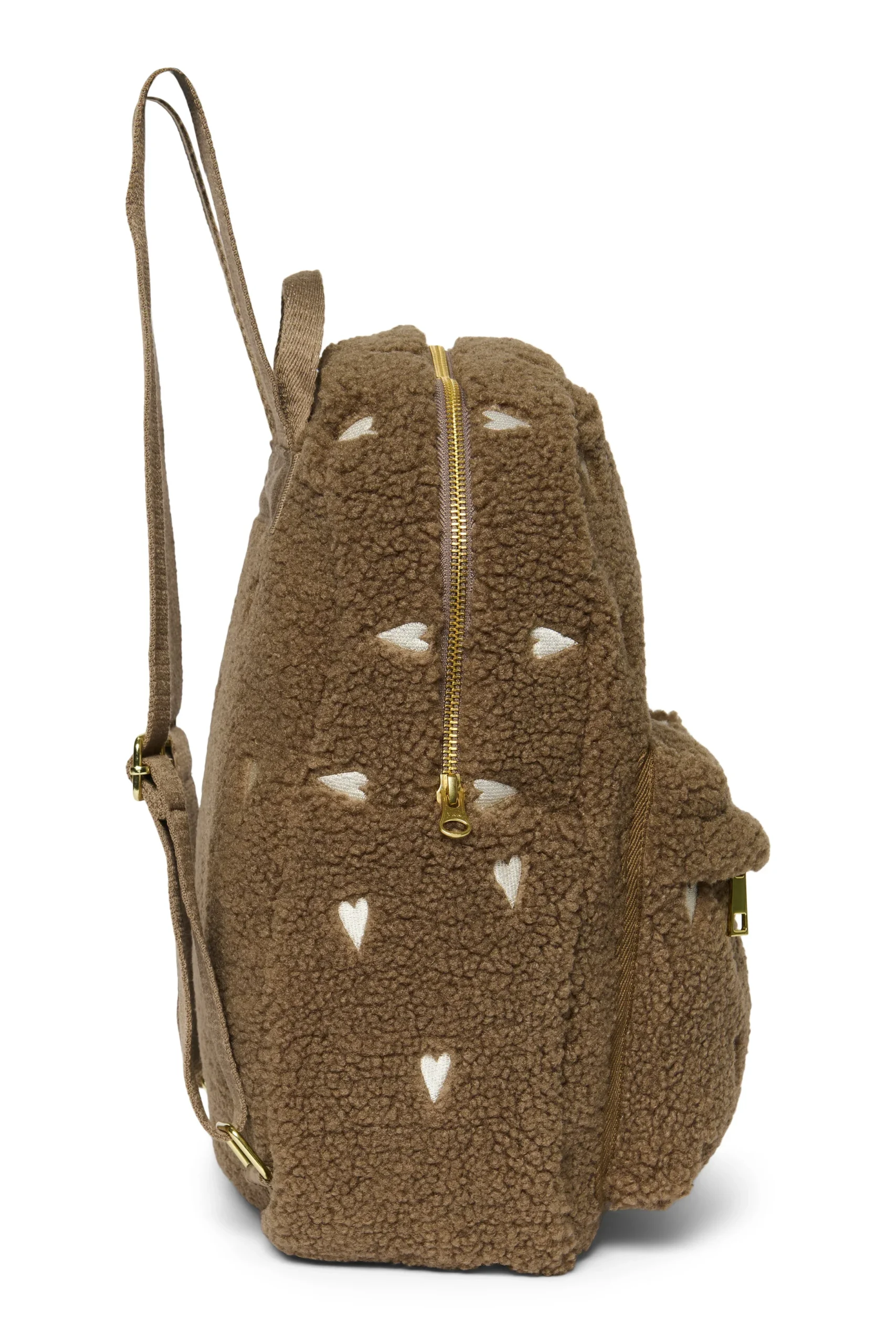 Studio Noos - Midi Backpacks - Sac à dos enfant avec cœurs brodés - Sac à dos Teddy Hearts avec poche frontale – Image 8