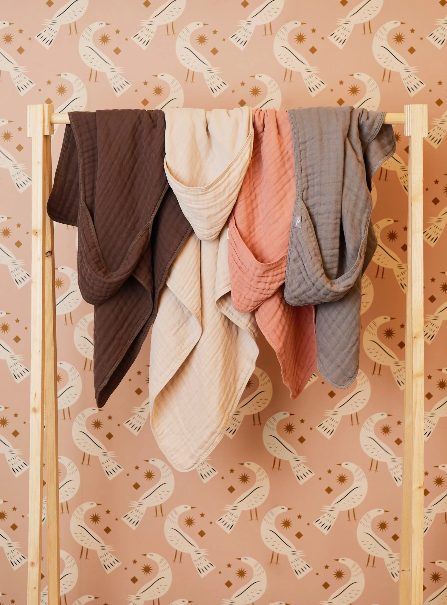 Jollein - Serviette de bain froissée (75x75cm) – Image 8
