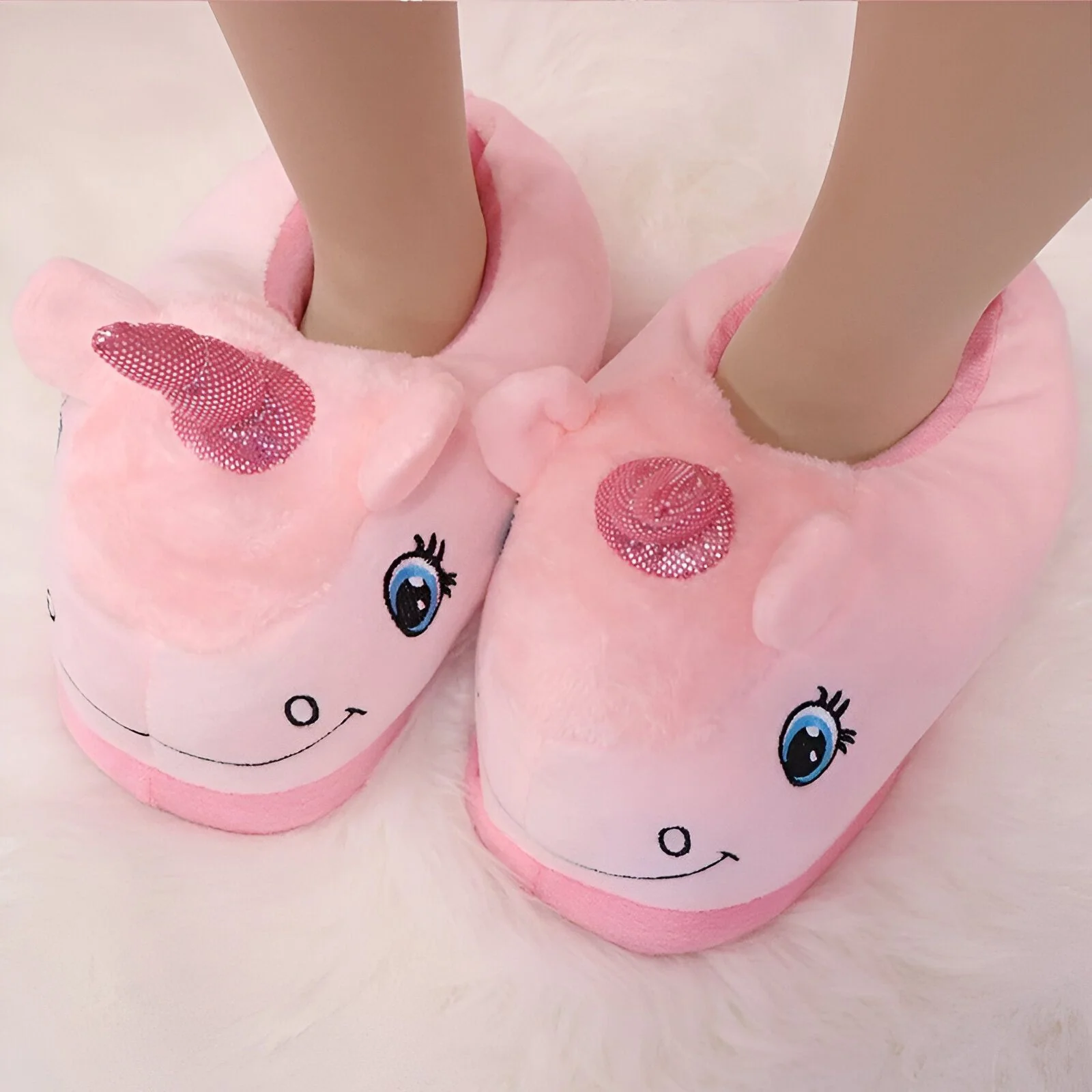 Chausson Licorne Kawaii Rose – Image 3