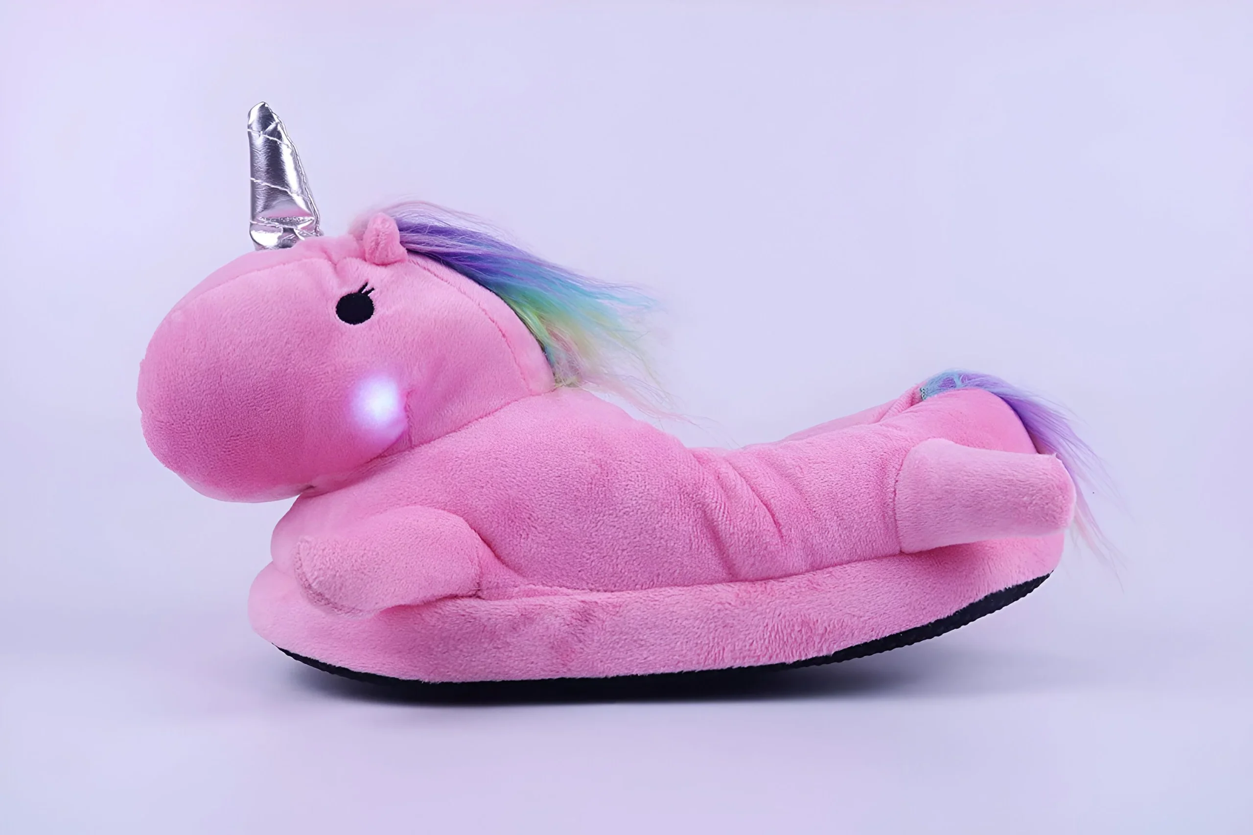Chausson Licorne Lumineux Rose – Image 2